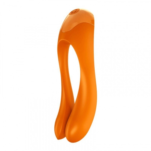 Satisfyer Candy Cane - Универсальный вибратор для пар оранжевый